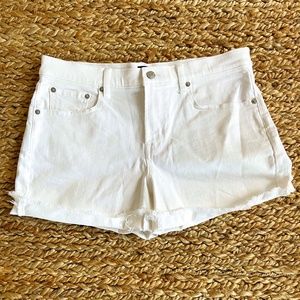 Gap White Denim Shorts